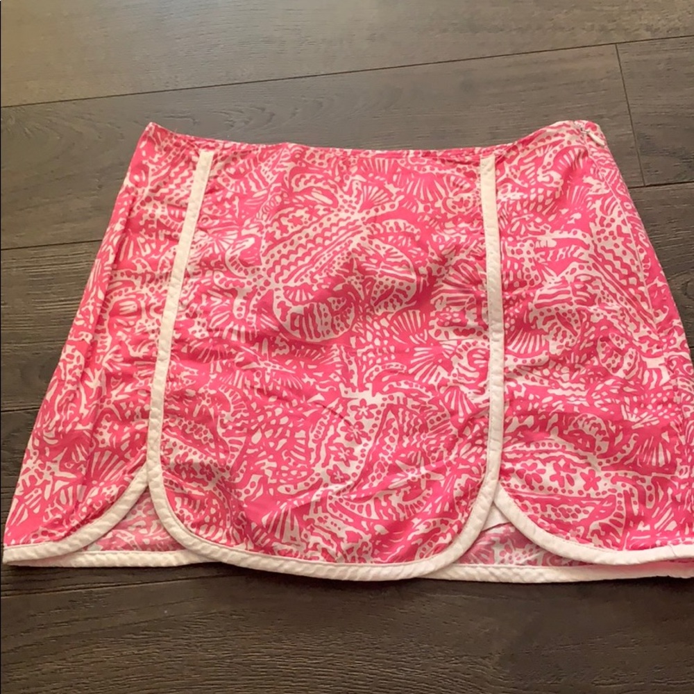 LILLY PULITZER PINK CALA SKORT